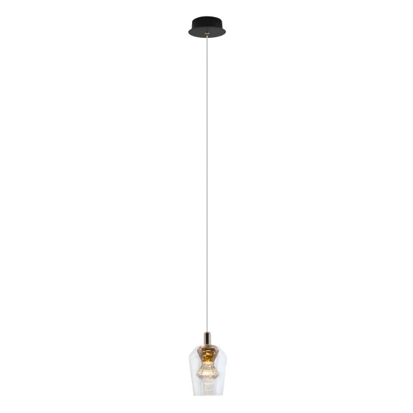 Lampa Wisząca nad wyspę Tasa 1xLED czarna PL0143-1 - Yaskr