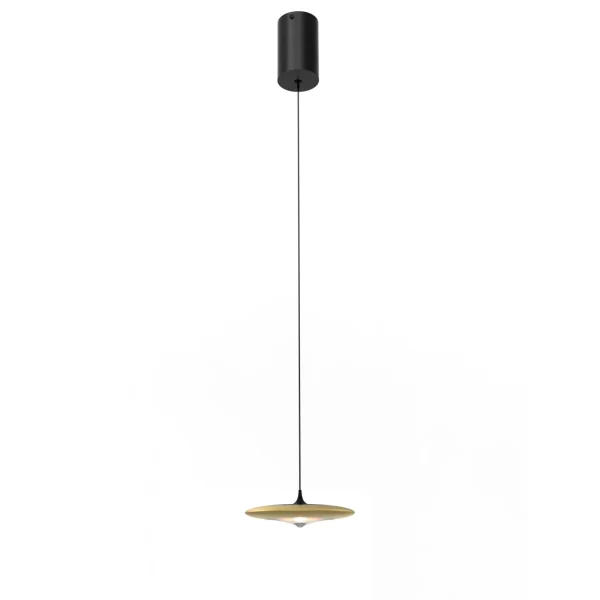 Lampa Wisząca nad wyspę Otos 1xLED Szczotkowane Złoto PL0145 - Yaskr