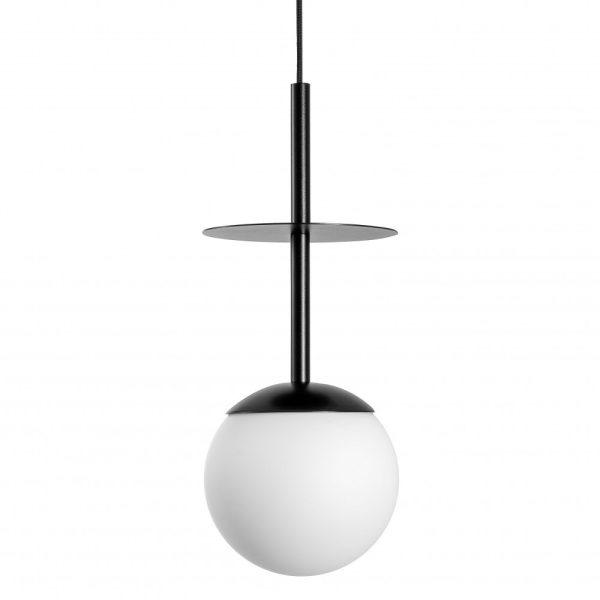Plafon designerski PLAAT czarna PLA122P0 - Ummo Lighting