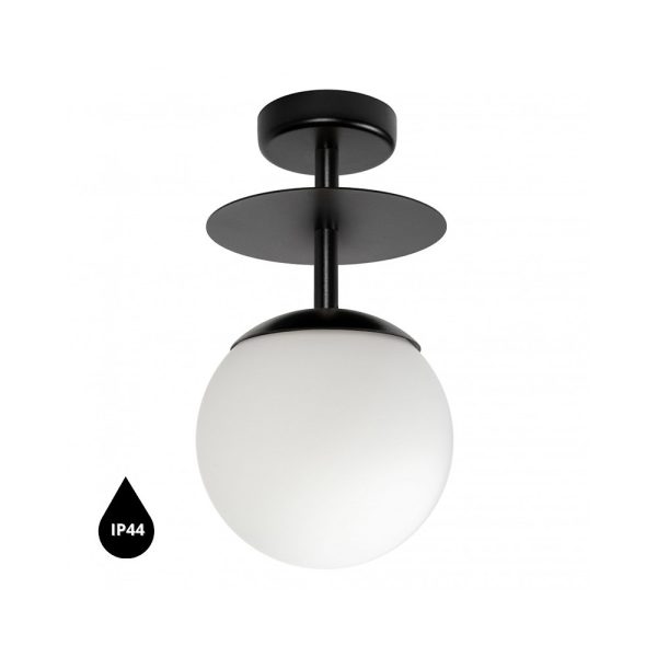 Lampa łazienkowa sufitowa IP44 designerska PLAAT czarna PLB120S3 - Ummo Lighting
