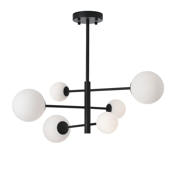 Lampa sufitowa Bolti 6xG9 czarna PLC0103-BK - Yaskr