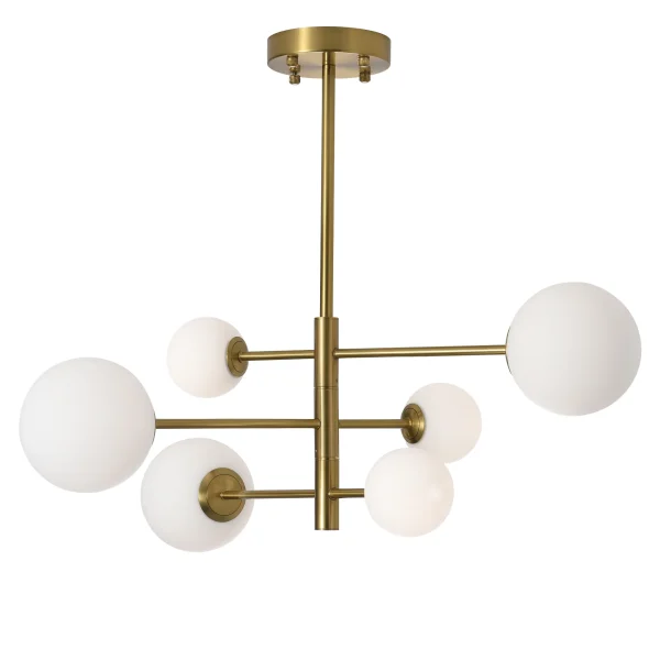 Lampa sufitowa kule Bolti 6xG9 złota PLC0103-GD - Yaskr