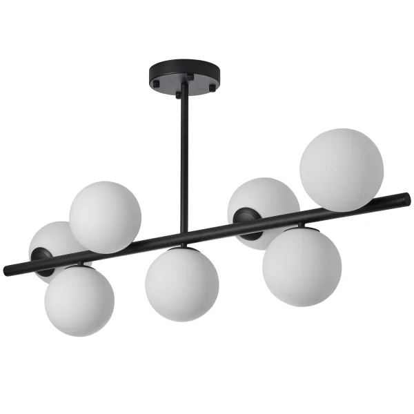 Lampa sufitowa kule Bolti 7xE14 czarna PLC0104-BK - Yaskr