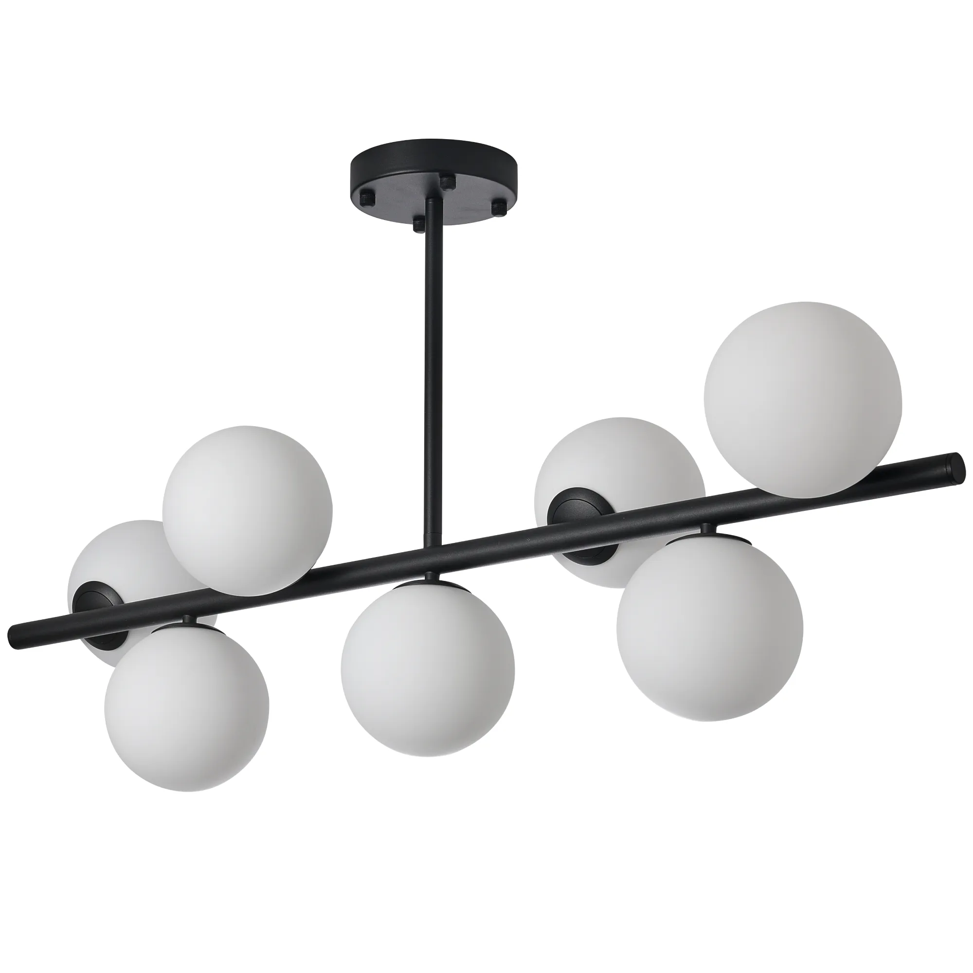 Lampa sufitowa kule Bolti 7xE14 czarna PLC0104-BK - Yaskr