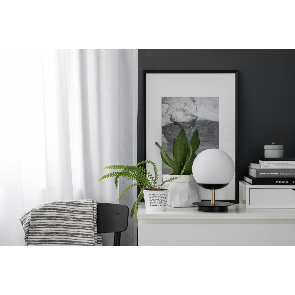 Lampa stołowa designerska PLAAT czarna PLS132P1 - Ummo Lighting - obrazek 2