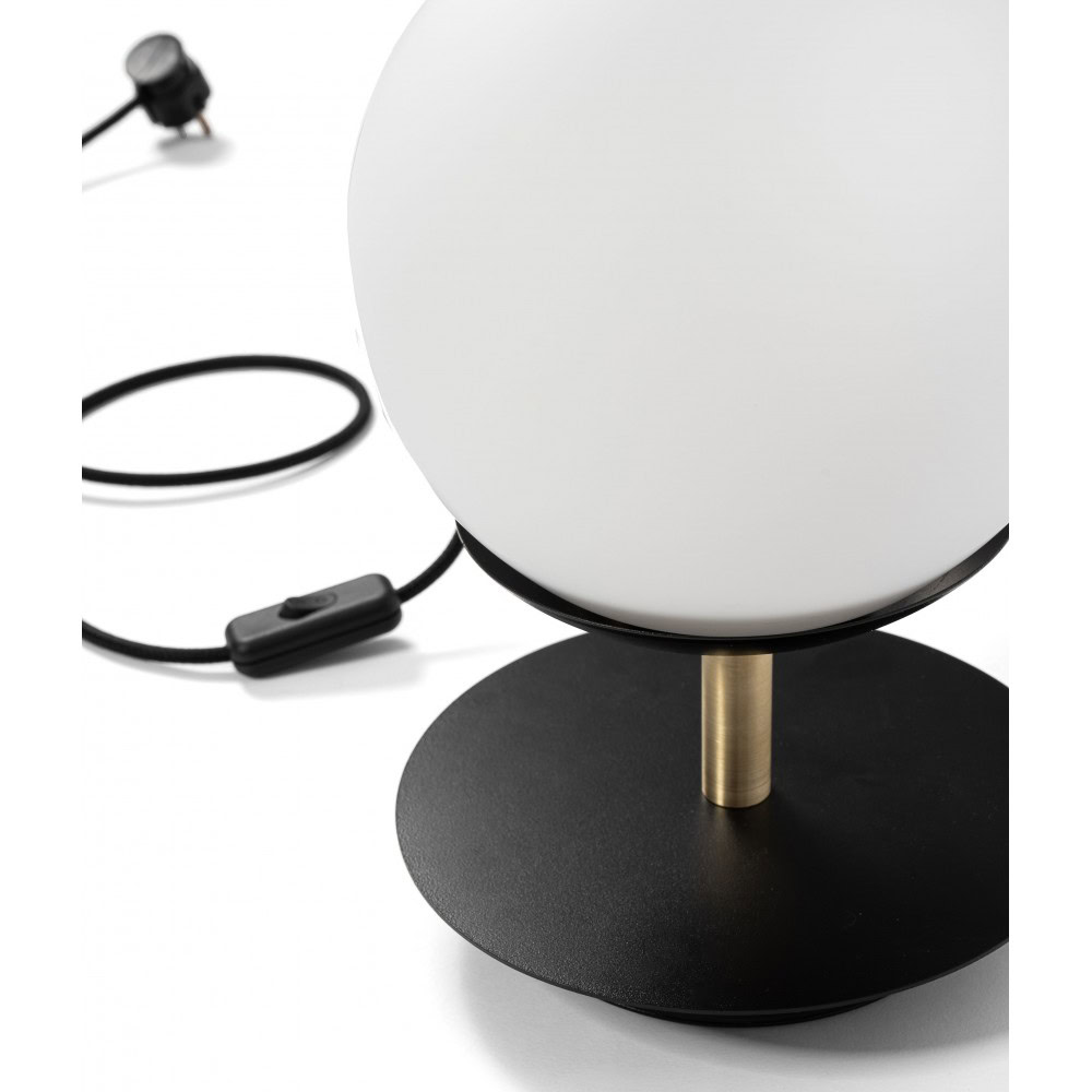 Lampa stołowa designerska PLAAT czarna PLS132P1 - Ummo Lighting - obrazek 4