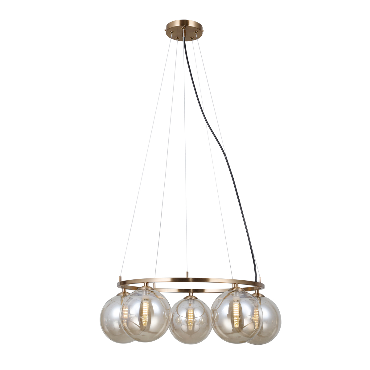 Lampa wisząca Molite PND-1098-5R-HB - Italux - obrazek 3
