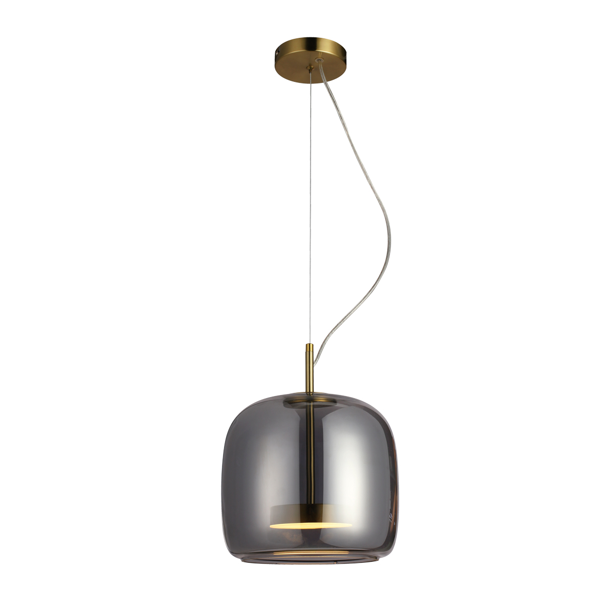Lampa wisząca Caste PND-17760A-BRSS-SG - Italux