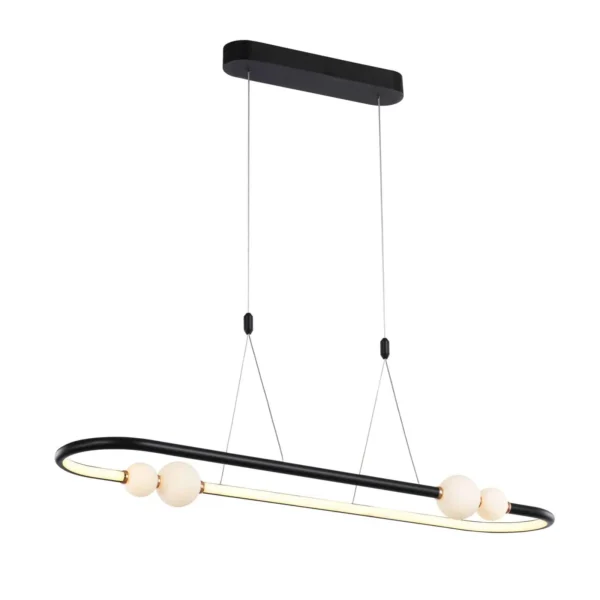 Lampa designerska wisząca Lozanna PND-20112035-1C-BL - Italux