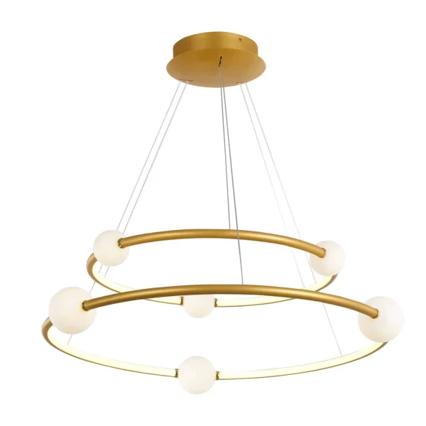 Lampa wisząca RING Lozanna PND-20112035-2A-GD - Italux