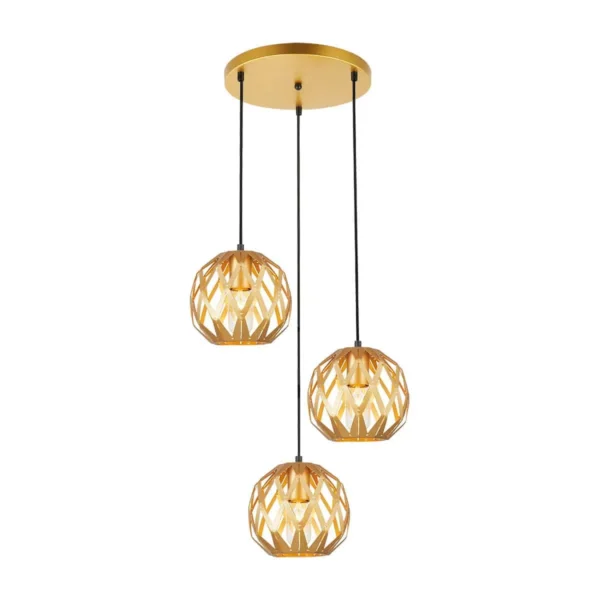 Lampa wisząca nowoczesna Hilo PND-22341-3SA-GD - Italux
