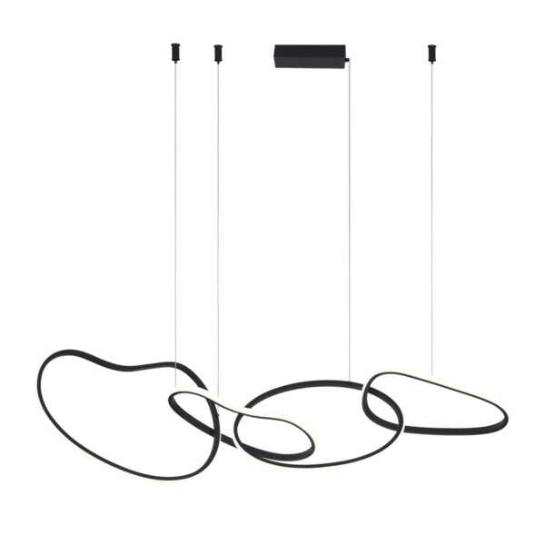 Lampa wisząca Fonte PND-22412-S4-BK - Italux