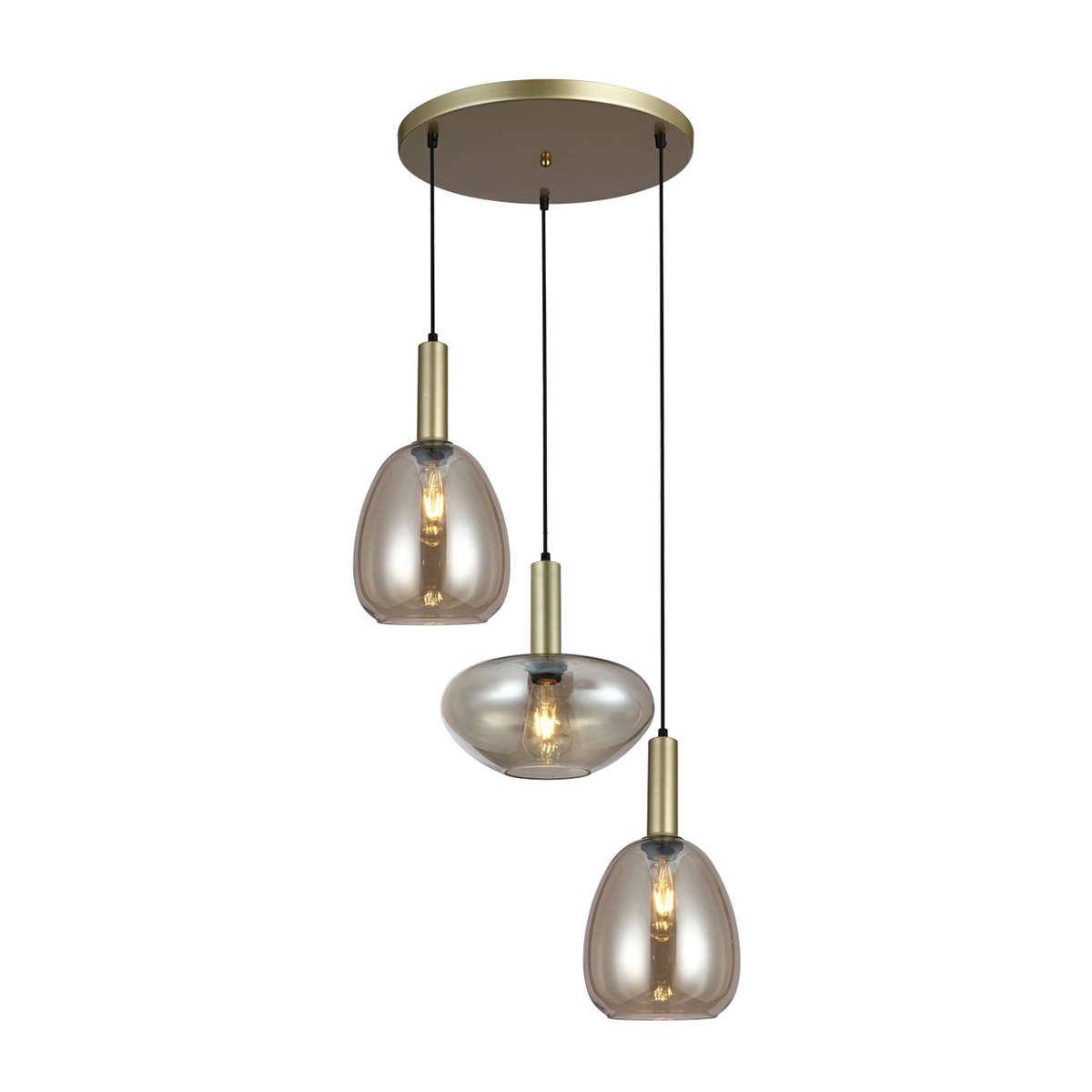 Lampa wisząca Gater PND-23541-3-GD-CH - Italux