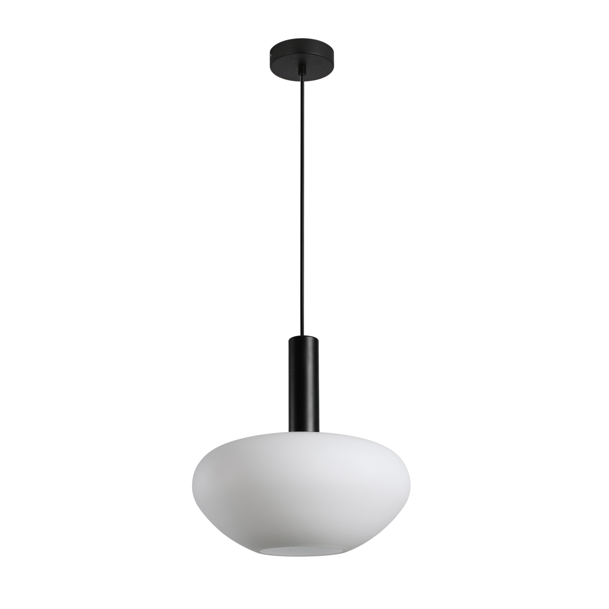 Lampa wisząca Gater PND-23541A-1-BK-OP - Italux - obrazek 2