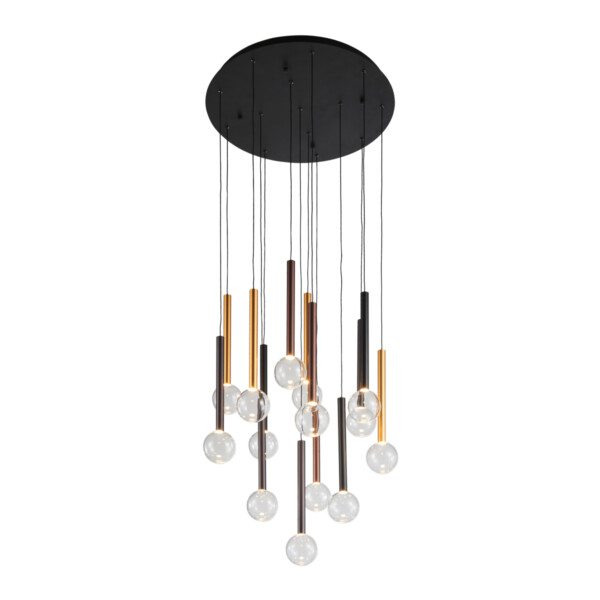 Lampa wisząca Alinos PND-24019-14A-BK - Italux