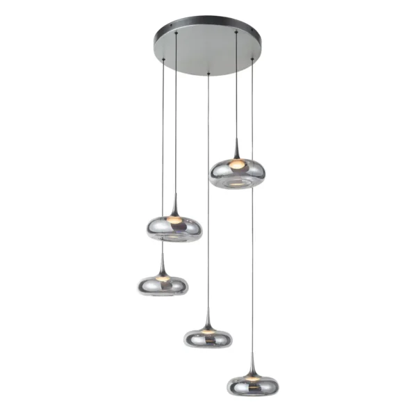 Lampa wisząca Tenele PND-24028-5A-SILV - Italux