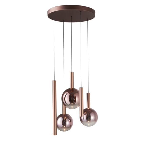 Lampa wisząca Camino PND-24038-5A-COPP - Italux