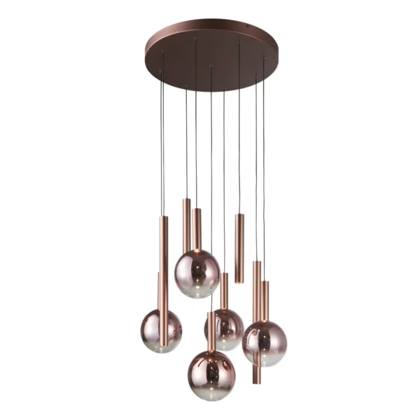 Lampa wisząca Camino PND-24038-9A-COPP - Italux