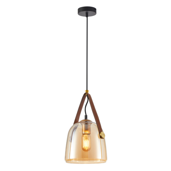 Lampa wisząca Solta PND-24342-1-BK-AMB - Italux