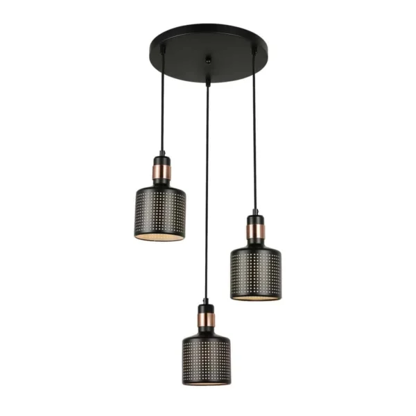 Lampa nad stół wisząca nowoczesna RESTENZA PND-2439-3-BK - Italux