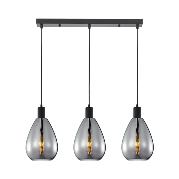 Lampa wisząca Zulo PND-27812-3-BK-SG - Italux