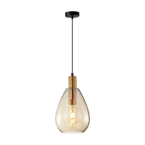 Lampa wisząca Zulo PND-27812-BRO-AMB - Italux
