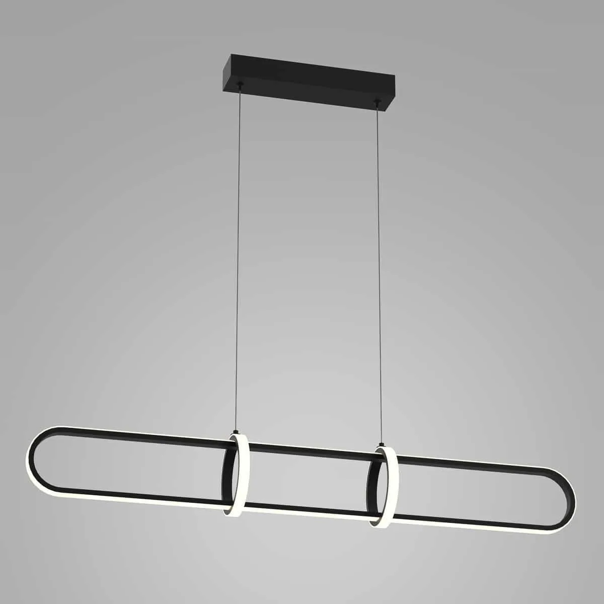 Lampa wisząca RING CERRILA PND-29772750-1A-BK - Italux