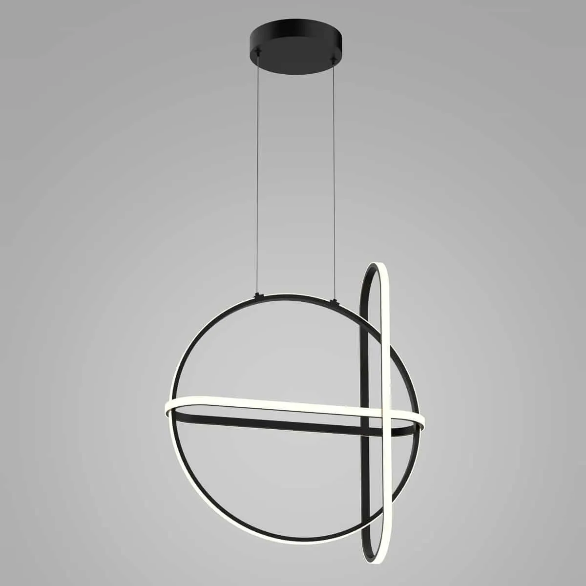 Lampa wisząca RING CERRILA PND-29772750-3A-BK - Italux