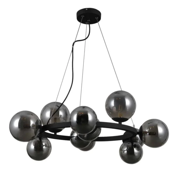 Lampa loft wisząca Montora PND-30223-11 czarna satynowa – Italux