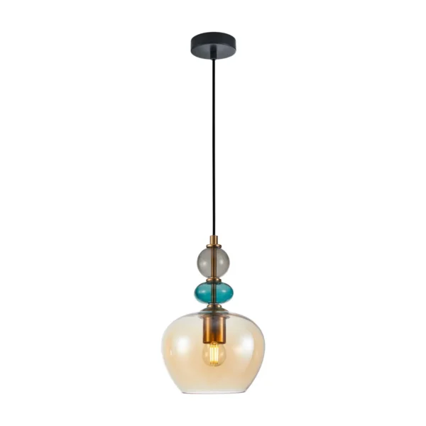 Lampa wisząca Busco PND-30263-1A-BRO-AMB - Italux