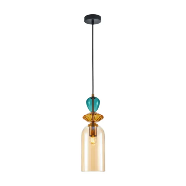 Lampa wisząca Busco PND-30263-1C-BRO-AMB - Italux