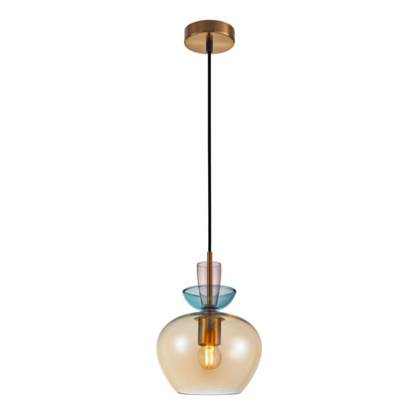 Lampa wisząca Fanda PND-31882-1-GD-AMB - Italux