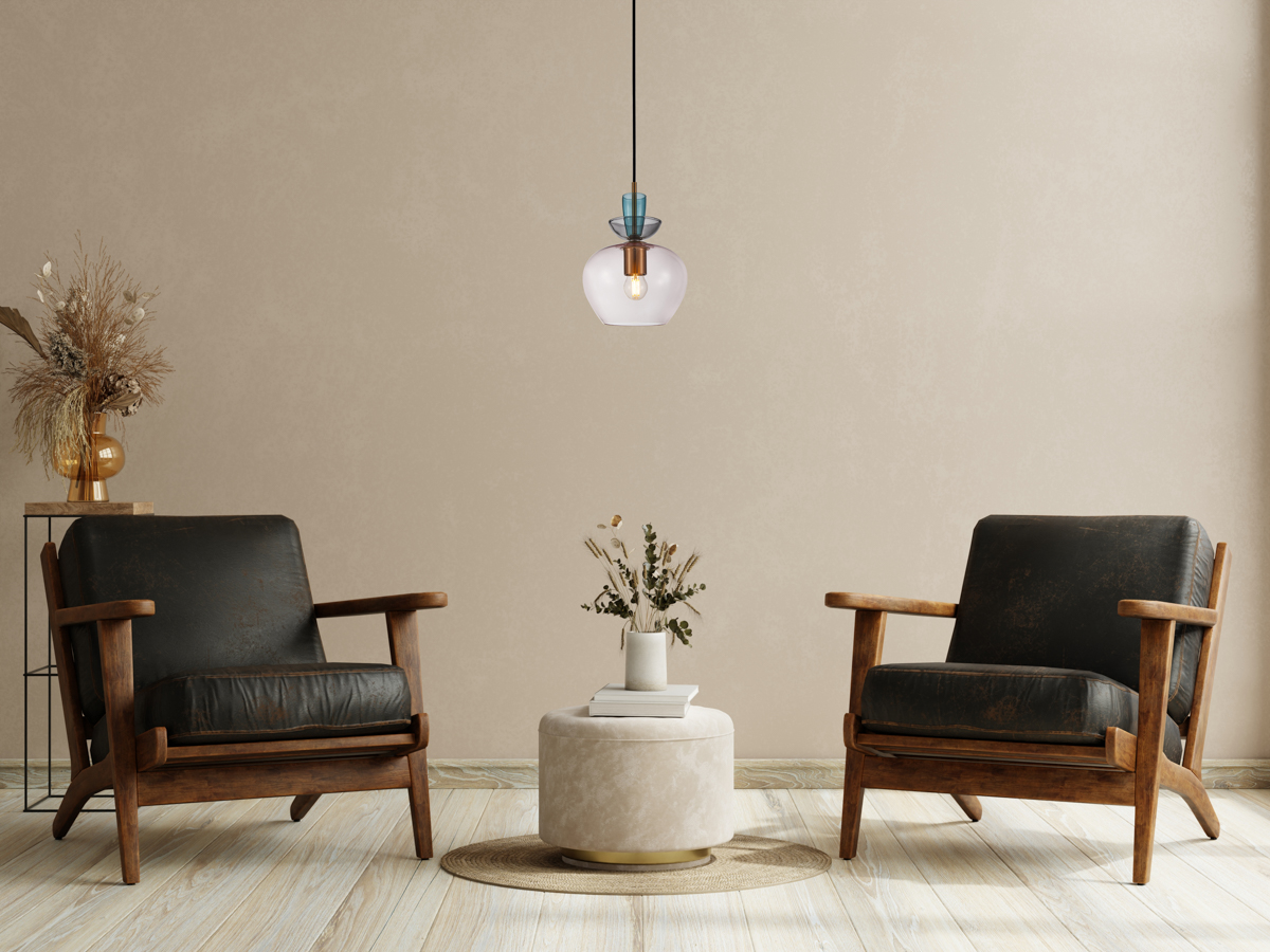 Lampa wisząca Fanda PND-31882-1-GD-PK - Italux - obrazek 2