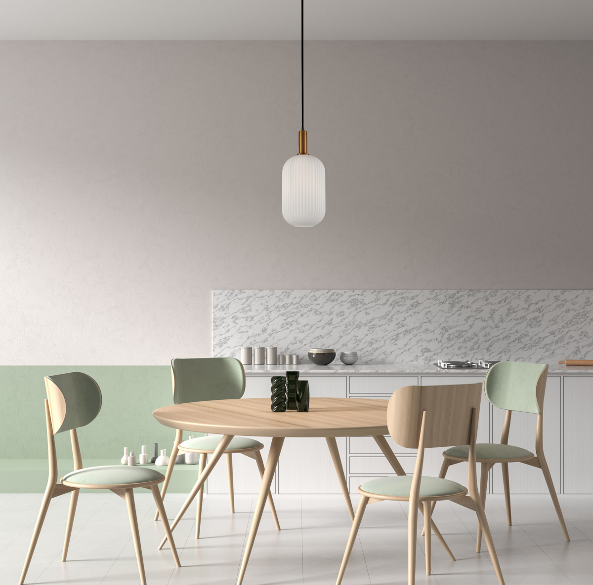 Lampa wisząca Della PND-31982-1A-GD - Italux - obrazek 2