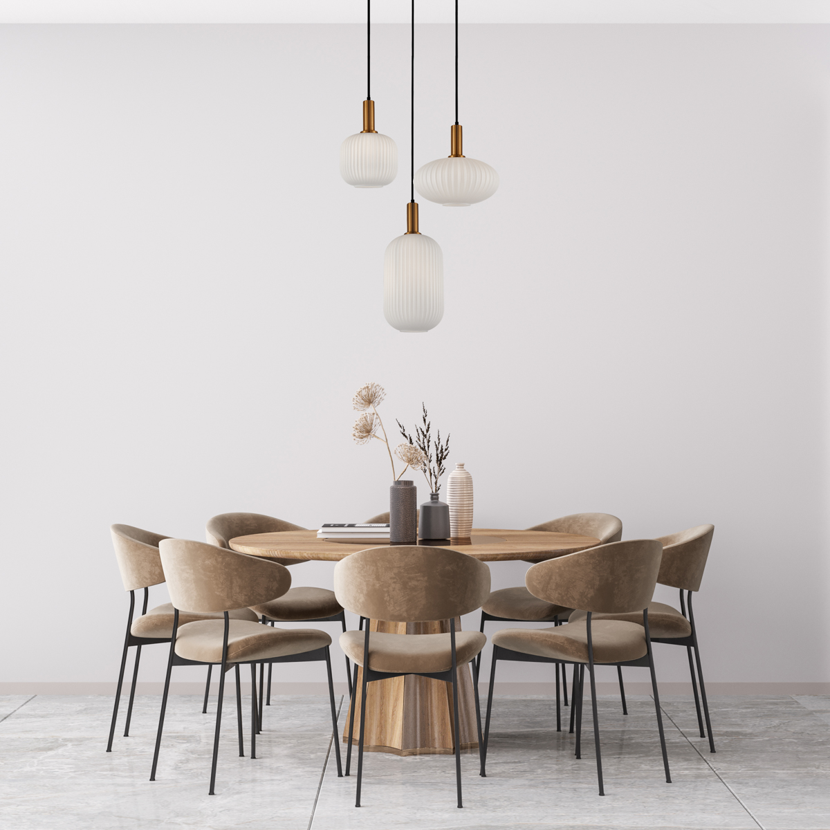 Lampa wisząca Della PND-31982-3-GD - Italux - obrazek 2