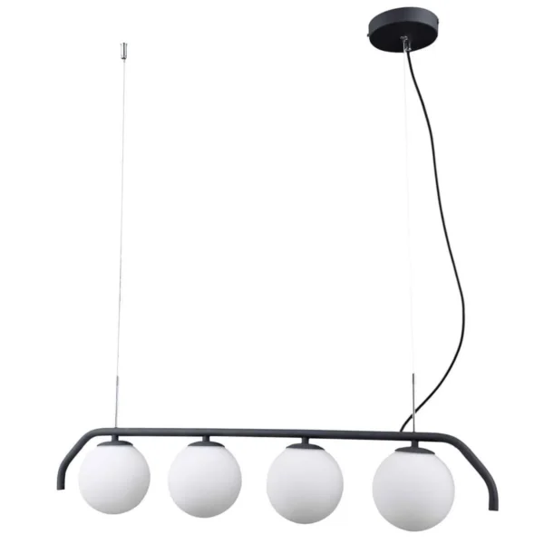 Lampa wisząca nowoczesna CARIMI PND-3300-4-BK - Italux