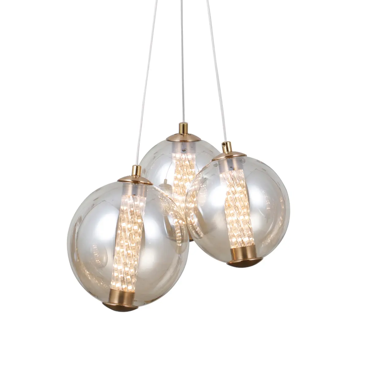 Lampa wisząca Butero PND-34359-3-HBR-AMB - Italux - obrazek 3