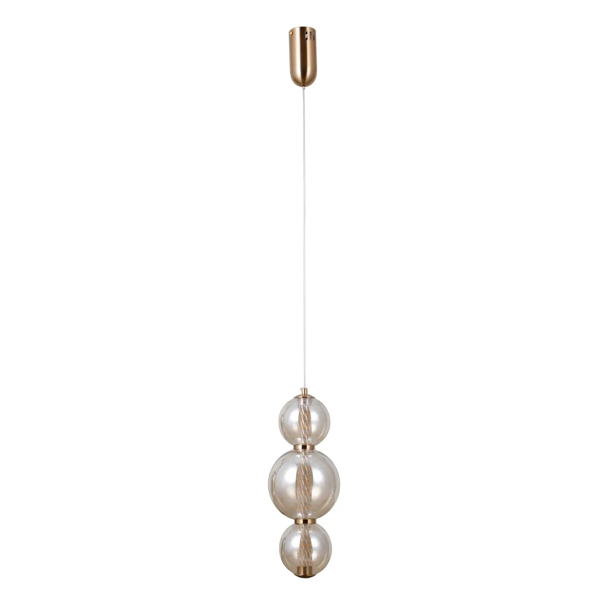 Lampa wisząca Butero PND-34359-3V-HBR-AMB - Italux - obrazek 2