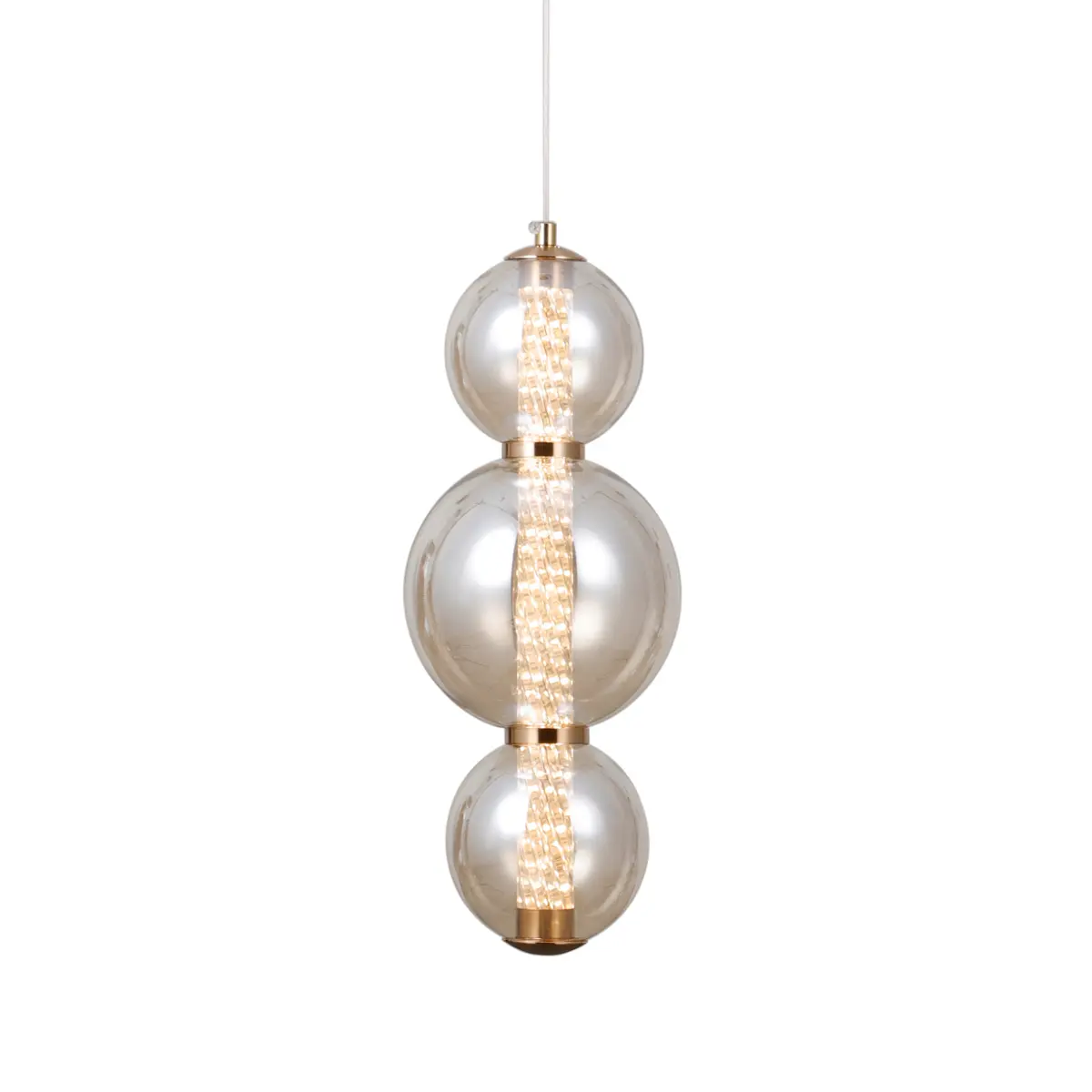 Lampa wisząca Butero PND-34359-3V-HBR-AMB - Italux - obrazek 3