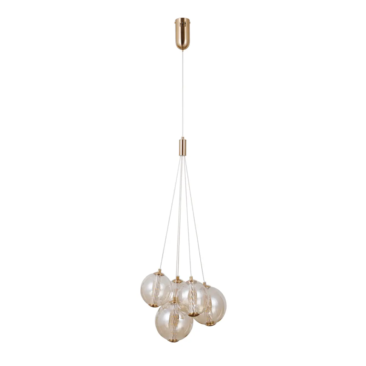 Lampa wisząca Butero PND-34359-5-HBR-AMB - Italux - obrazek 2