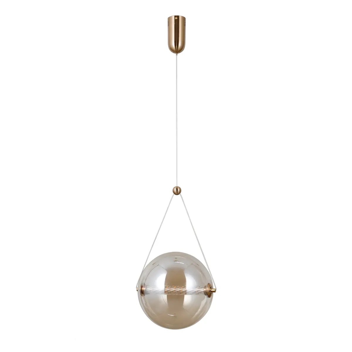 Lampa wisząca Rastia PND-34361-L-HBR-AMB - Italux