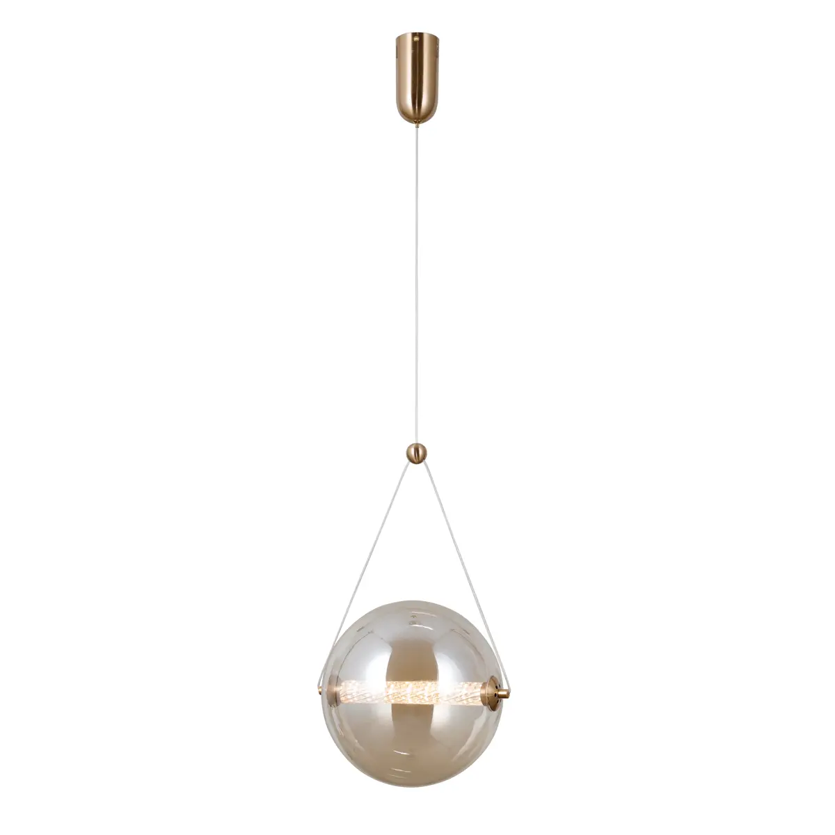 Lampa wisząca Rastia PND-34361-L-HBR-AMB - Italux - obrazek 2