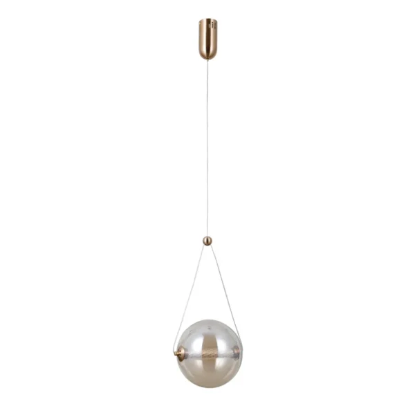 Lampa wisząca Rastia PND-34361-M-HBR-AMB - Italux