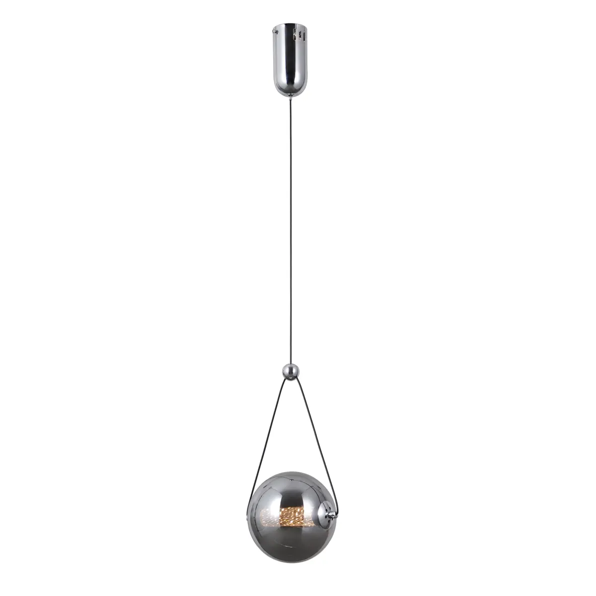 Lampa wisząca Rastia PND-34361-S-CH-SG - Italux - obrazek 2