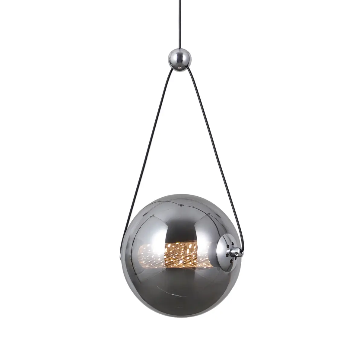 Lampa wisząca Rastia PND-34361-S-CH-SG - Italux - obrazek 3