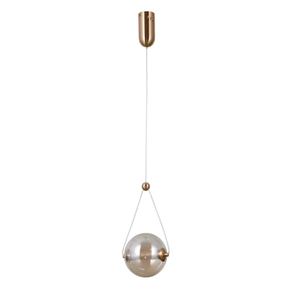 Lampa wisząca Rastia PND-34361-S-HBR-AMB - Italux
