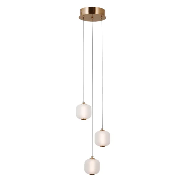 Lampa wisząca Ganti PND-34362-3-HBR-OPAL - Italux