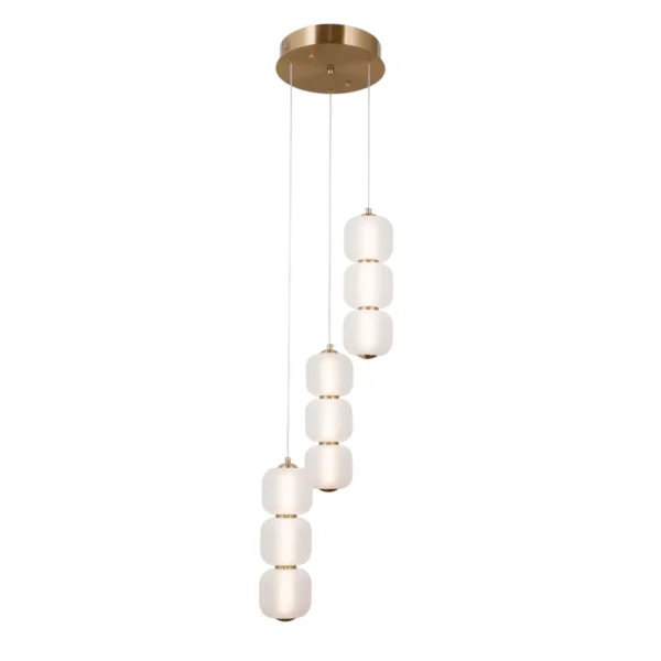 Lampa wisząca Ganti PND-34362-9-HBR-OPAL - Italux