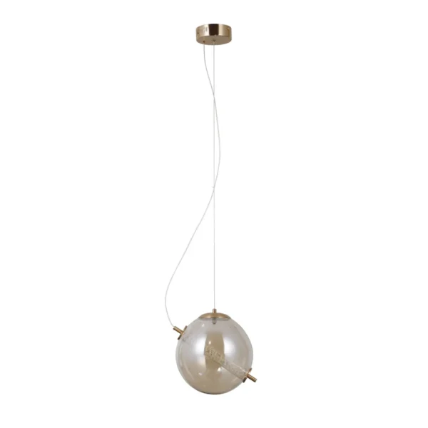 Lampa wisząca Nola PND-34366-HBR-AMB - Italux