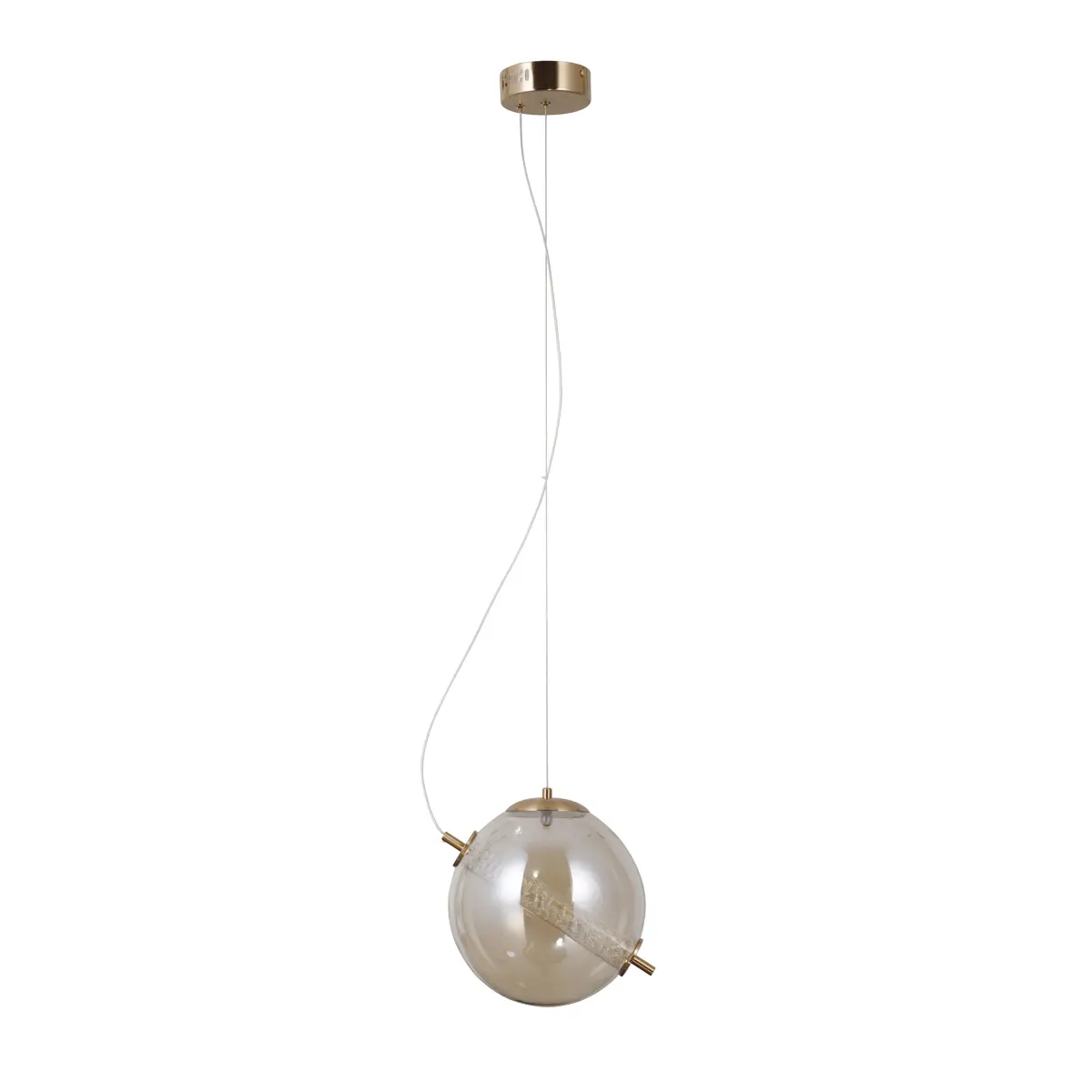 Lampa wisząca Nola PND-34366-HBR-AMB - Italux